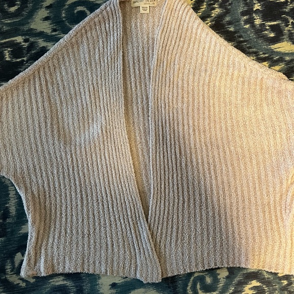 BAREFOOT DREAMS XXS/XS Lilac Purple Cozy Open Front sweater cardigan Orig $178 - Picture 3 of 5